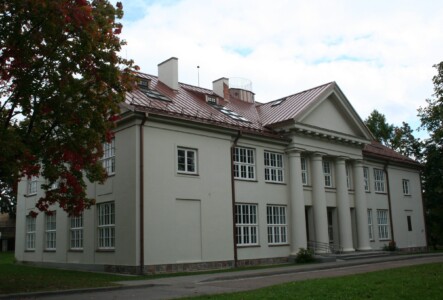 Buvęs Meno mokyklos pastatas A. Mackevičiaus g. 27. 2012 m.