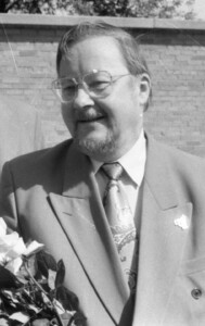 Tuometis Lietuvos Respublikos Aukščiausiosios Tarybos pirmininkas Vytautas Landsbergis. 1991 m.