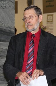 Liudas Mažylis filatelijos ir filokartijos parodoje „Lietuva ir lietuviai: Pirmojo pasaulinio karo metų privati korespondencija. 1914–1918“ (KAVB, Radastų g. 2). 2014 m.