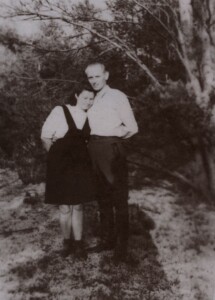 Adolfas ir Birutė Ramanauskai. 1947 m.