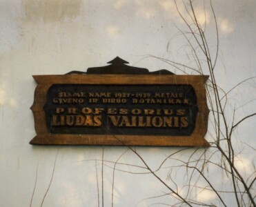 Atminimo lenta (L. Vailionio g. 13, Akademija, Kauno r.). 1996 m.